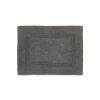 Martex Basic Rectangular 100% Cotton Nonslip Solid Bath Rug In Gray
