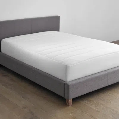 Martex Clean Essentials 200 Thread Count White Mattress Pad With Silverbac Antimicrobial Technology