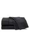 Martex Elegance Satin Sheet Set In Black
