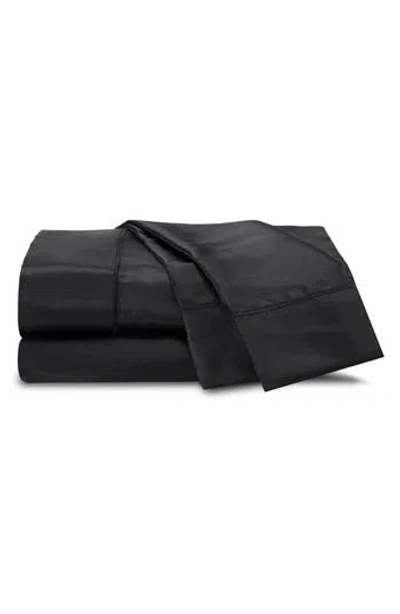 Martex Elegance Satin Sheet Set In Black