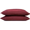 Martex Elegance Satin Sheet Set In Merlot
