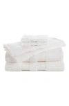 Martex Low Lint 6-pack Bath Towel Set In Cloud White