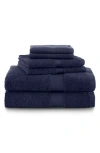 Martex Ringspun 6-piece Bath Towel Set In Midnight