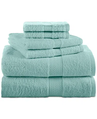 Martex Ringspun Cotton 6-pc. Towel Set In Beach Glass
