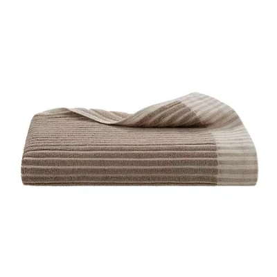 Martex Sculpted Stripe Quick Dry Striped Bath Towel In Sand