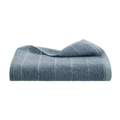 Martex Slub Stripe Quick Dry Striped Bath Towel In Blue