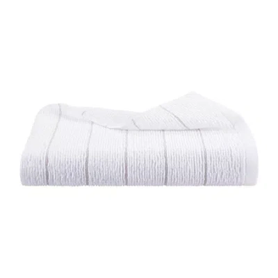 Martex Slub Stripe Quick Dry Striped Bath Towel In White