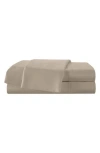 Martex Solid 400 Thread Count Cotton Sateen Sheet Set In Tan