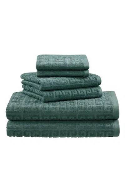 Martex Terra Towel 6-piece Towel Set In Gray