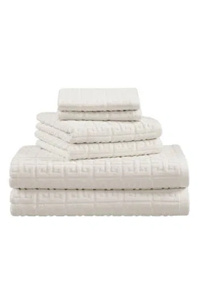 Martex Terra Towel 6-piece Towel Set In White