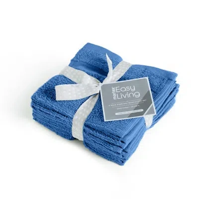 Martex The Everyday Washcloth Set In Blue