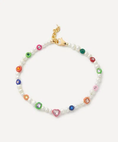 Martha Calvo 14ct Gold-plated Dua Pearl Necklace