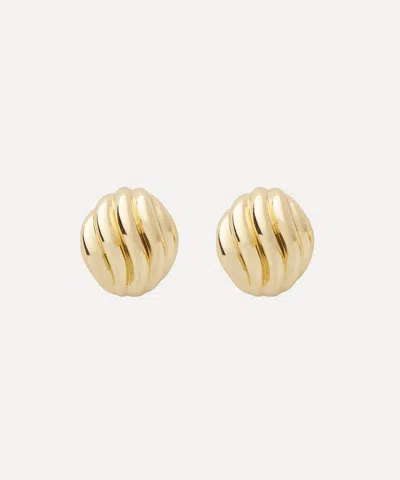 Martha Calvo 14ct Gold-plated Hailey Stud Earrings