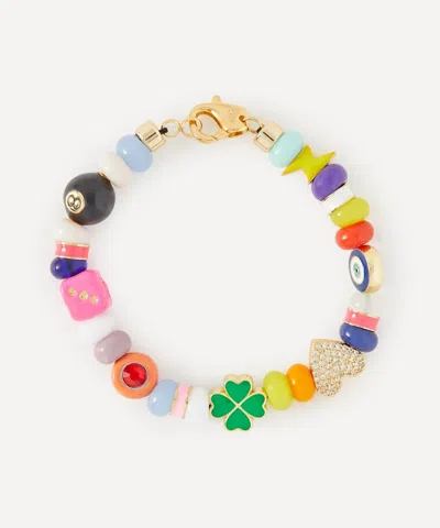 Martha Calvo 14ct Gold-plated Rhapsody Beaded Bracelet