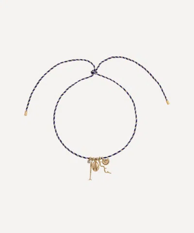 Martha Calvo 14ct Gold-plated Isla Charm Necklace