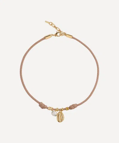 Martha Calvo 14ct Gold-plated Kaia Pendant Necklace