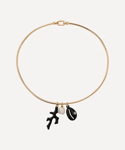 Martha Calvo 14ct Gold-plated Mar Choker Necklace