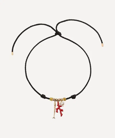Martha Calvo 14ct Gold-plated Sardina Cord Necklace