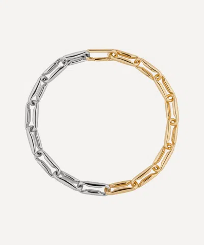 Martha Calvo 14ct Gold-plated Two-tone Lexington Necklace