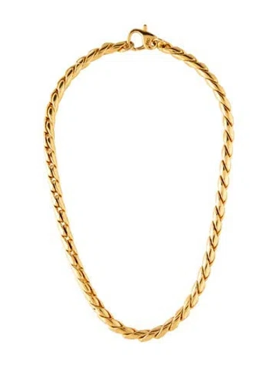 Pre-owned Martha Calvo Chain Necklace, 18" In Multicolor