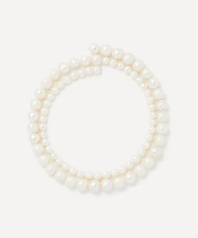 Martha Calvo Freshwater Pearl Kate Choker Necklace In White