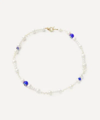Martha Calvo Mini Naxos Evil Eye Bead Necklace