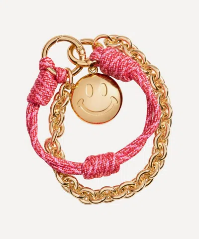 Martha Calvo Women's 14ct Gold-plated Be Happy Bag Charm