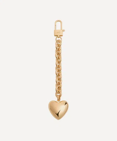 Martha Calvo Women's 14ct Gold-plated Heart Bag Charm