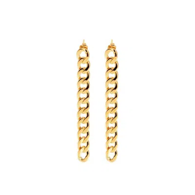 Martha Calvo Women's Chain Link Earrings In Gold