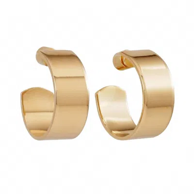Martha Calvo Women's Iris Hoops Earrings In Gold