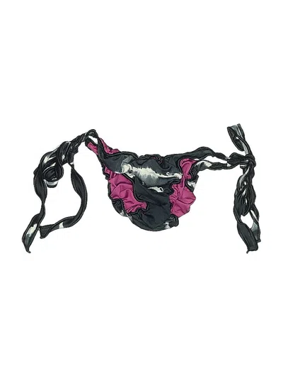 Pre-owned Martha Rey Swimsuit Top Black Swimwear