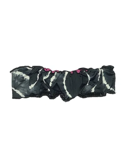 Pre-owned Martha Rey Swimsuit Top Black Swimwear