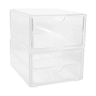 Martha Stewart 1 & 2 Drawer Organizers In Transparent