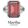Martha Stewart 10 1/4 Carat Emerald Cut Gemstone Ring With Lab Grown Diamonds In Sterling Silver, Choose Your Gemst In Silver