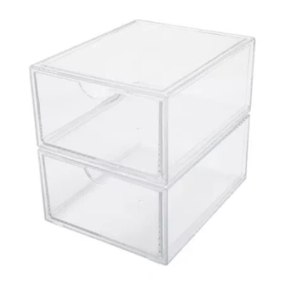 Martha Stewart 2 Pack Drawer Organizers In Transparent