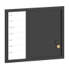 Martha Stewart 24x18 Calendar/chalk Board In Black