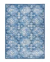 Martha Stewart 28 Polypropylene & Jute Rug In Blue
