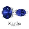 Martha Stewart 3 3/4 Carat Two Stone Gemstone Ring For Women In Sterling Silver, Gemstone Jewelry For Women