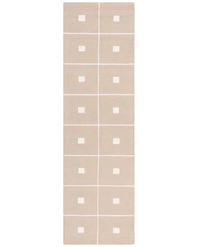 Martha Stewart 300 Wool & Cotton With Latex Rug In Sand