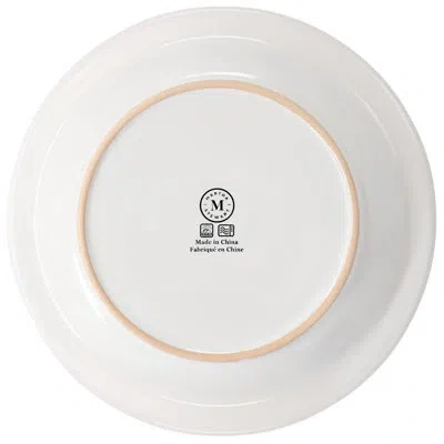 Martha Stewart 32 Piece Stoneware Dinnerware And Flatware Combo Set In Linen In Ivory