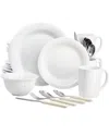Martha Stewart 32pc Stoneware Dinnerware & Flatware Combo Set