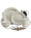 Martha Stewart 32pc Stoneware Dinnerware & Flatware Combo Set