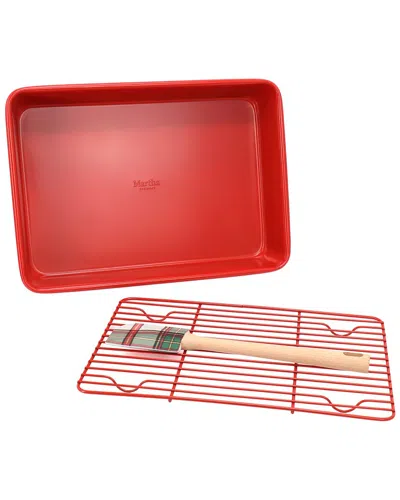 Martha Stewart 3pc Carbon Steel Bakeware Set