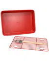 Martha Stewart 3pc Carbon Steel Bakeware Set