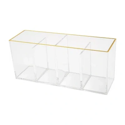 Martha Stewart 4 Section Organizer In Transparent