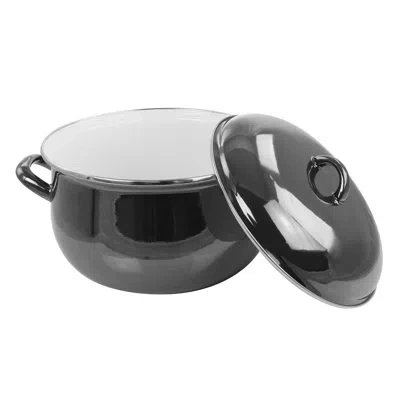 Martha Stewart 6.5 Quart Steel Casserole With Lid