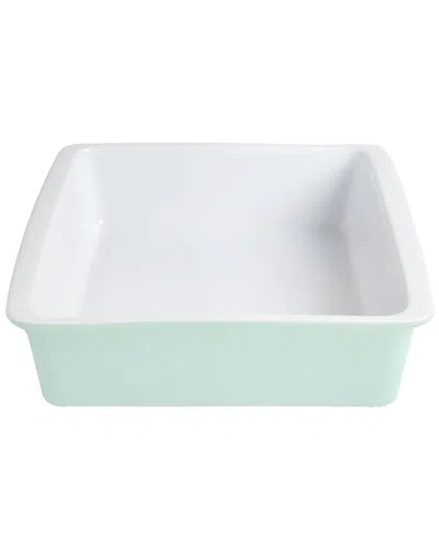 Martha Stewart 8.25x8in Stoneware Baker In Green