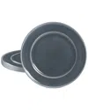 Martha Stewart 8.3in 6pc Dessert Plate In Blue