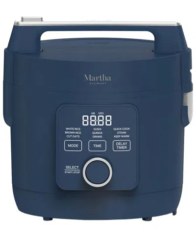 Martha Stewart 8-cup Rice & Multi Cooker In Blue