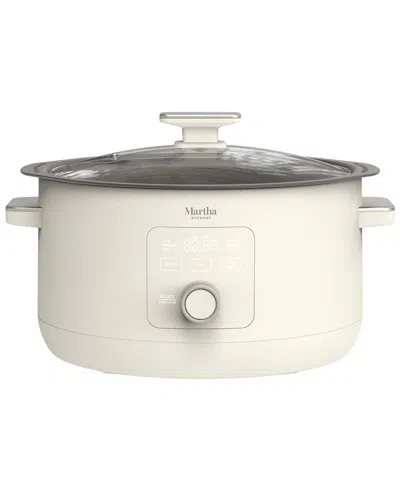 Martha Stewart 8qt Slow Cooker In Neutral